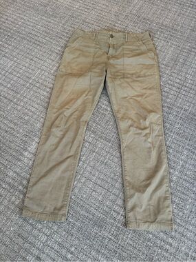 Hiroshi Kato The Fatigue Pants Stretch Oxford Moss